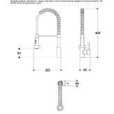 Single-lever kitchen faucet with spray Ryglice