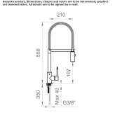 Kitchen faucet with spray Issa