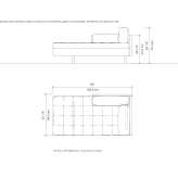 Modular sectional sofa Mainleus