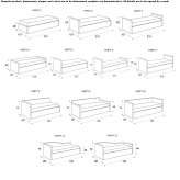 Segmentowa rozkładana sofa materiałowa ze zdejmowanym pokrowcem Altable