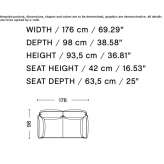 2-seater sofa Summaga