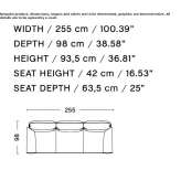 3-seater sofa Summaga