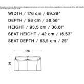2-seater sofa Summaga