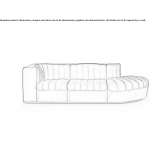 Modular sectional sofa Bussigny