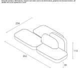 Modular sectional sofa Balint