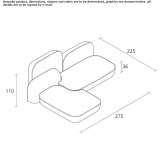 Modułowa sofa segmentowa Balint