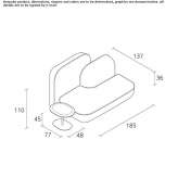 Modular sectional sofa Balint