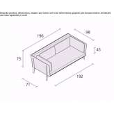 Sofa 2-osobowa Poieni