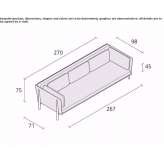 3-osobowa sofa Poieni