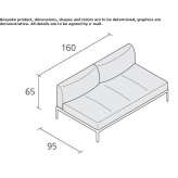 Segmentowa sofa materiałowa Balboa