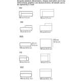 Narożna sofa modułowa segmentowa Osorio