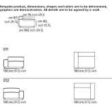 Modułowa sofa 4-osobowa Osorio