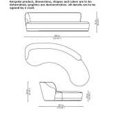 4-osobowa aksamitna sofa Mirabel