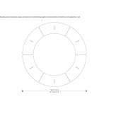 Zakrzywiona modułowa sofa z tkaniny Wervik