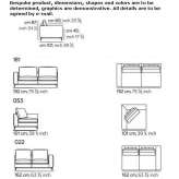 Narożna 4-osobowa skórzana sofa McKail