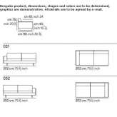 Sofa materiałowa 4-osobowa Arroniz