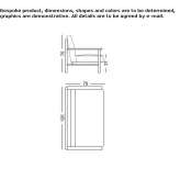 Sofa materiałowa 2-osobowa Strenci