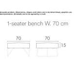 Modułowa sofa z tkaniny Caujul