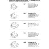 Sofa materiałowa segmentowa z szezlongiem Turdas
