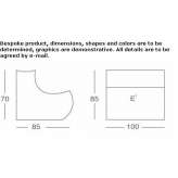 Modułowa sofa segmentowa Esine