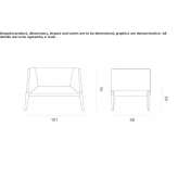 Lounge sofa Andenne