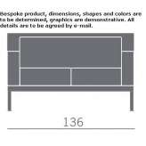 Leather 2-seater sofa Kayenta