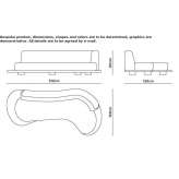 4-osobowa sofa nabuk Juechsen