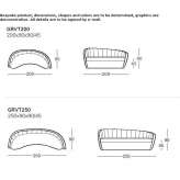 Curved sofa Sfruz