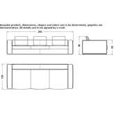 4-osobowa sofa nabuk Quitupan