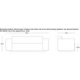 Fabric sofa Enid