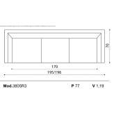 3-osobowa sofa Joniskis