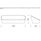 Sofa materiałowa 3-osobowa Ozimek