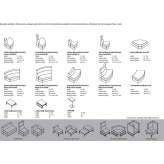 Modular sectional sofa Minerbio