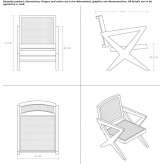 Natural cane and teak armchair with armrests Cunha