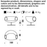 Swivel chair with armrests Eminence