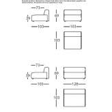 Modułowy fotel bawełniany Eastoft