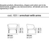 Fabric hall chair Negresti