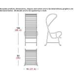 Armchair with high backrest and removable cover with armrests Vinuelas