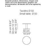 Round coffee table Krupki