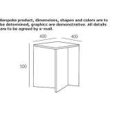 Square glass coffee table Dalvey