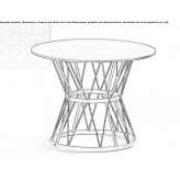 Round metal coffee table Chicoral