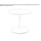 Round laminate coffee table Walbourg