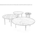 Round metal coffee table Ekenaes