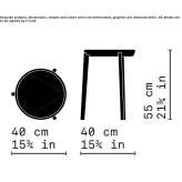 Round marble coffee table Magdala