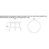 Round coffee table Imielno