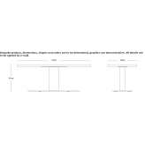 Oval coffee table Latour