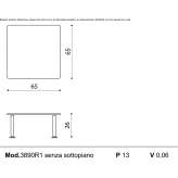 Square coffee table Joniskis