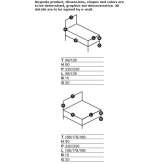 Bed with removable cover and upholstered headboard Vyksa