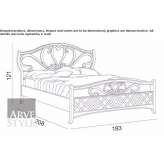 Solid wood double bed Balc