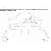 Double bed with upholstered headboard Zarautz